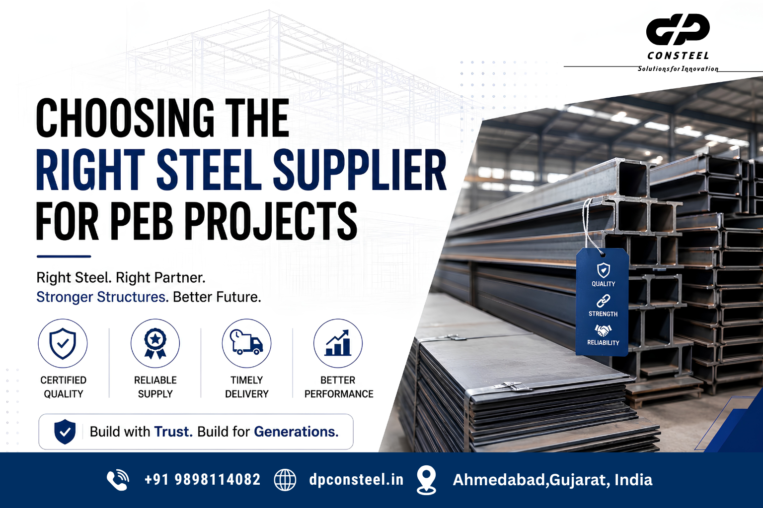 Choosing the Right Steel Supplier for PEB Projects